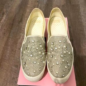 Keds for Kate Spade Triple Decker Sneaker- Gold